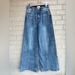 Saige Tummy Control wide leg jeans size 5/27